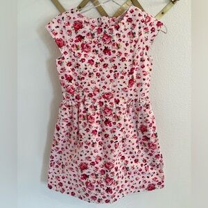 NWT Gap Kids Rosette Dress Pink Red XL 12
